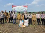 Dukung Ketahanan Pangan di Serang, Polsek Petir Tanam Jagung