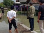 Sekretaris Komisi IV DPRD Lampung Yunadi Kunjungi Jembatan Kali Bungur Lampung Timur