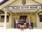 Polsek Negeri Besar Polres Way Kanan Meringkus Pelaku Curat di Halaman Masjid Fakul Yaqin