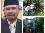 Ketua Fraksi Partai Gerindra Kabupaten Tanggamus Zudarwan Syah Mendukung Penuh Atas Perbaikan Jembatan Gantung di Pekon Tampang Muda