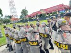 Polres Way Kanan Gelar Latihan Sispam Mako Untuk Tingkatkan Kesiapsiagaan Personel