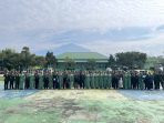 Kodim 0424/Tanggamus Laksanakan Upacara Korps Raport Kenaikan Pangkat