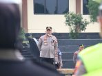Apel Perdana, Kapolres Way Kanan Ingatkan Personel Hindari Gaya Hidup Hedon