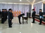 Sekda Way Kanan Tekankan Kepada 4 Pejabat Tinggi Pratama Agar Utamakan Loyalitas, Integritas dan Berinovasi