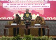 Bupati Pringsewu Hadiri Penyerahan LKPD Unaudited TA 2025, Raih Capaian TLHP Tertinggi di Lampung