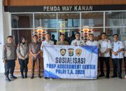 Kabag Binkar Biro SDM Polda Lampung Sosialisasi PNBP Assessment Center Polri di Pemda Way Kanan
